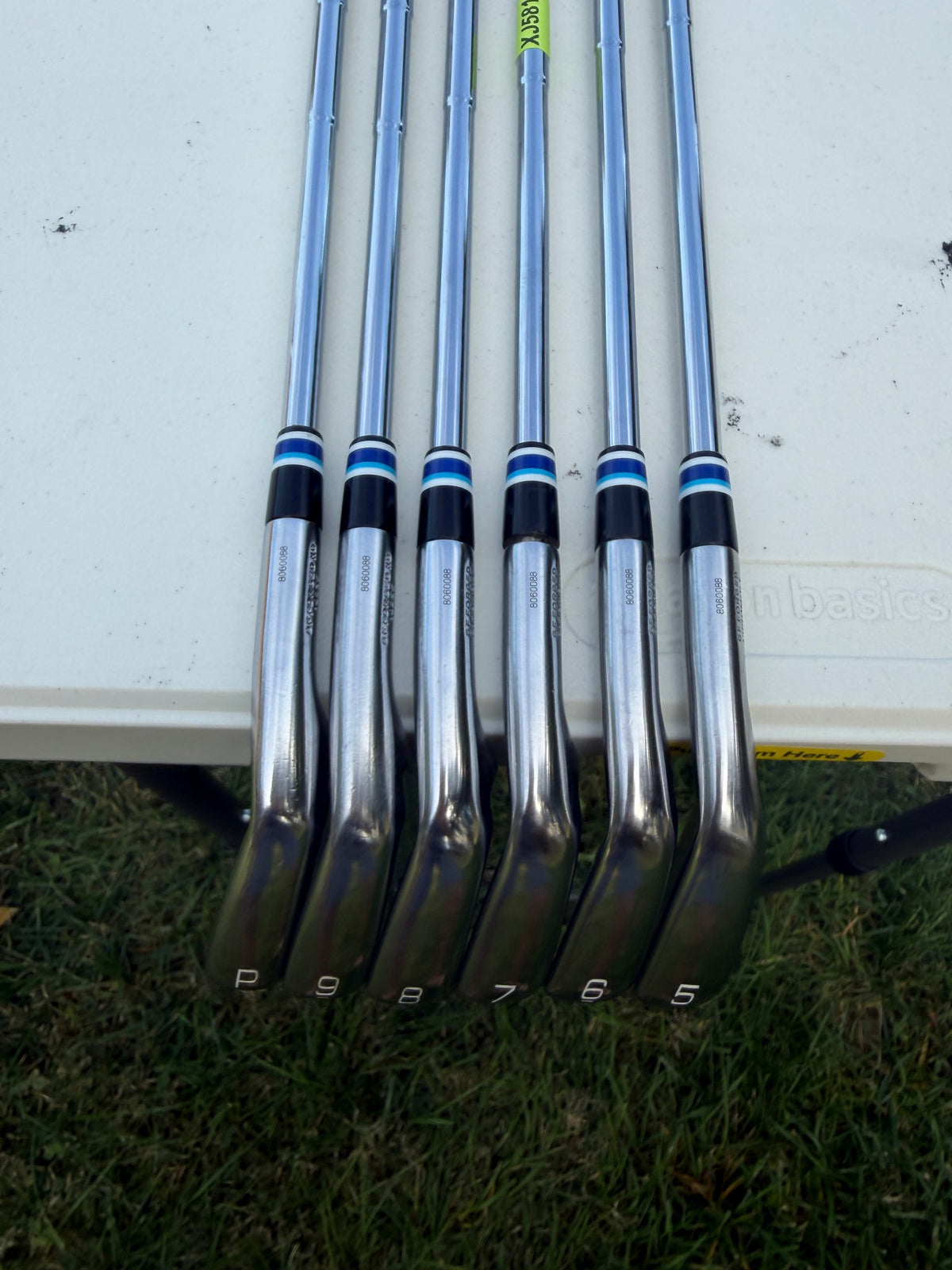 Mizuno Pro 245 Iron Set 5-PW Dynamic Gold Mid 115 Stiff Flex +1 1/4" NICE — photo 11