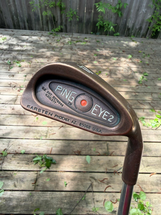 Ping Eye 2 Beryllium Copper 4-Iron Orange Dot JZ Stiff Flex 38.5″