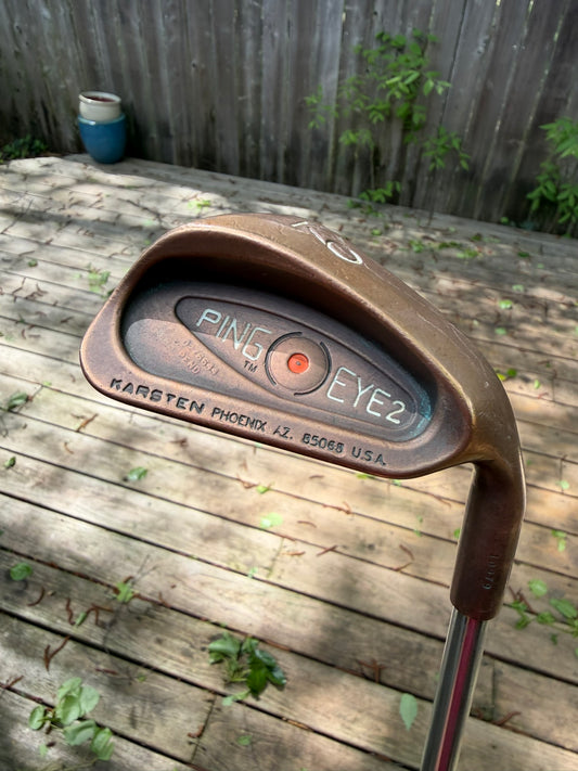Ping Eye 2 Beryllium Copper 9-Iron Orange Dot JZ Stiff Flex 36″