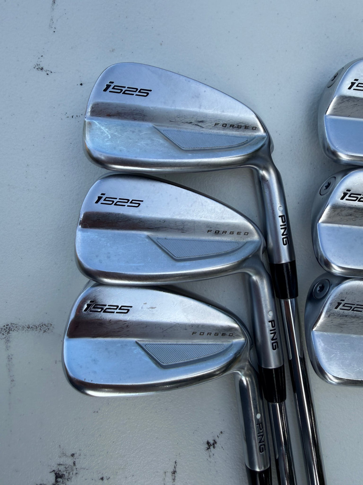 Ping i525 Iron Set 5-PW White Dot Dynamic Gold S300 Stiff Flex +1.25" NICE — photo 2