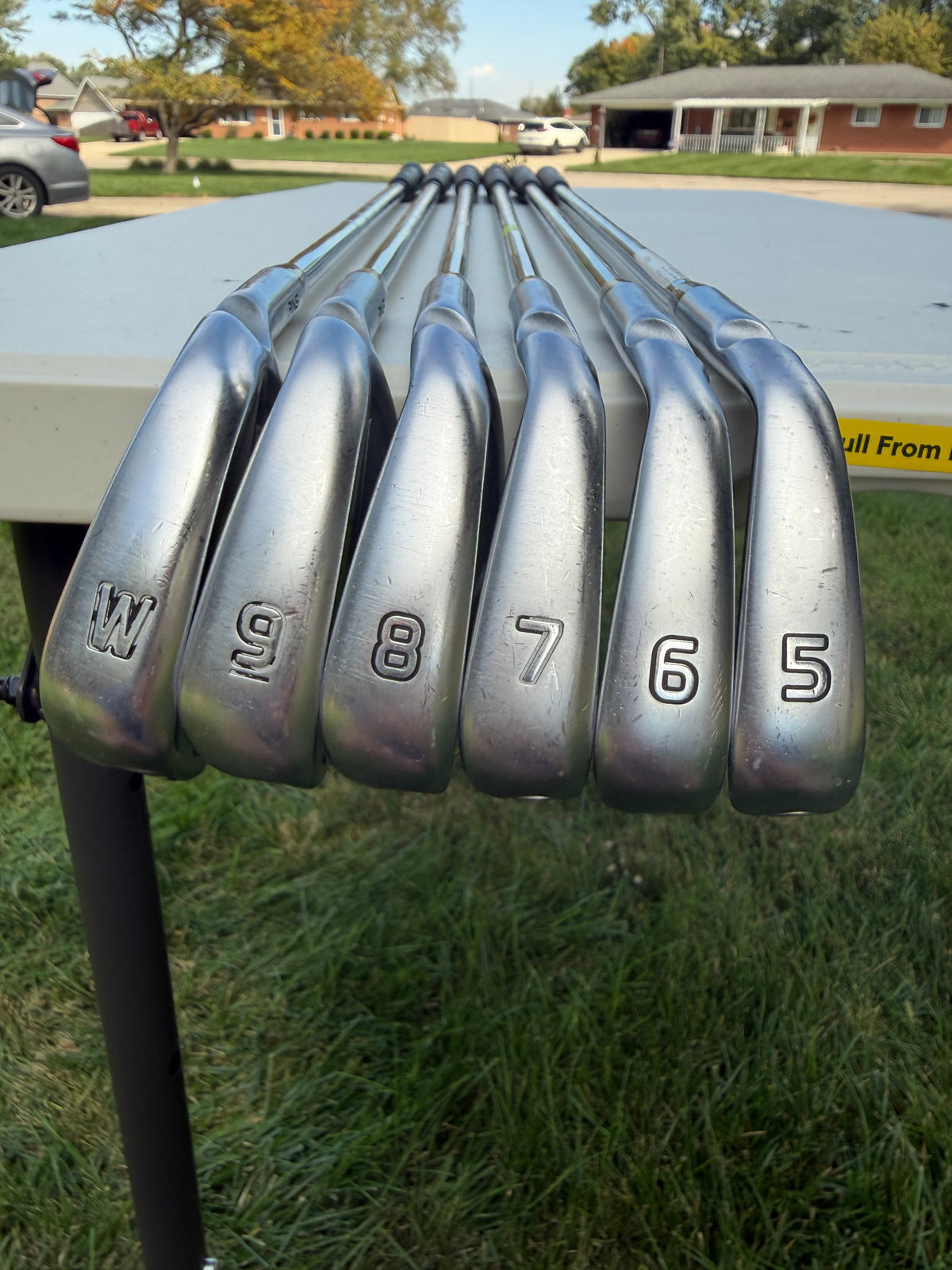 Ping i525 Iron Set 5-PW White Dot Dynamic Gold S300 Stiff Flex +1.25" NICE — photo 10
