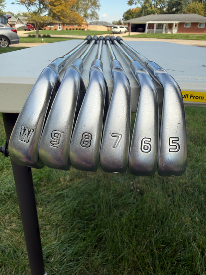 Ping i525 Iron Set 5-PW White Dot Dynamic Gold S300 Stiff Flex +1.25" NICE — photo 10