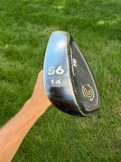 Cleveland CG16 Black Zip Groove Sand Wedge 56° / 14 Wedge Flex 35.5" NICE — photo 4