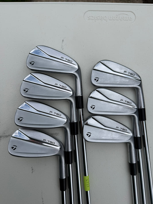 Taylormade 2021 P790 Iron Set 4-PW Dynamic Gold 95 R300 Regular Flex +1/2″ NICE
