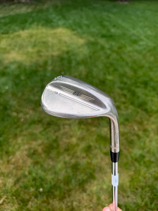Titleist Vokey SM9 Brushed Steel Lob Wedge 60° / 8 Wedge Flex 35.25" NICE