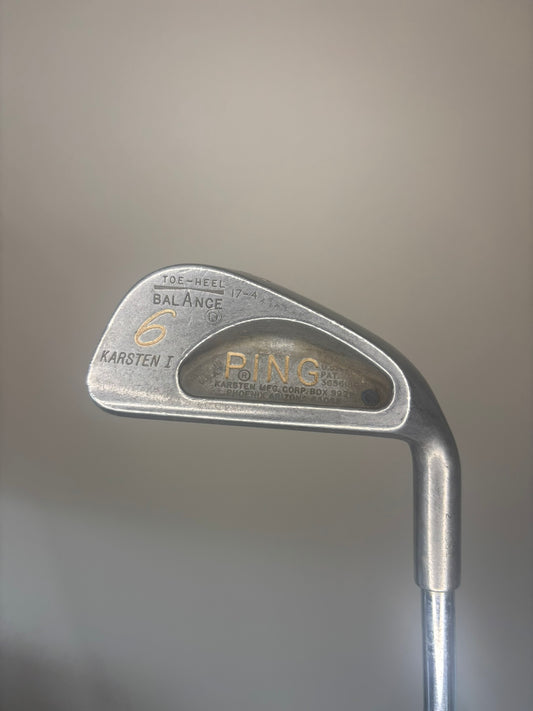 Ping Karsten I 6-Iron Black Dot ZZ Lite Stiff Flex 37″