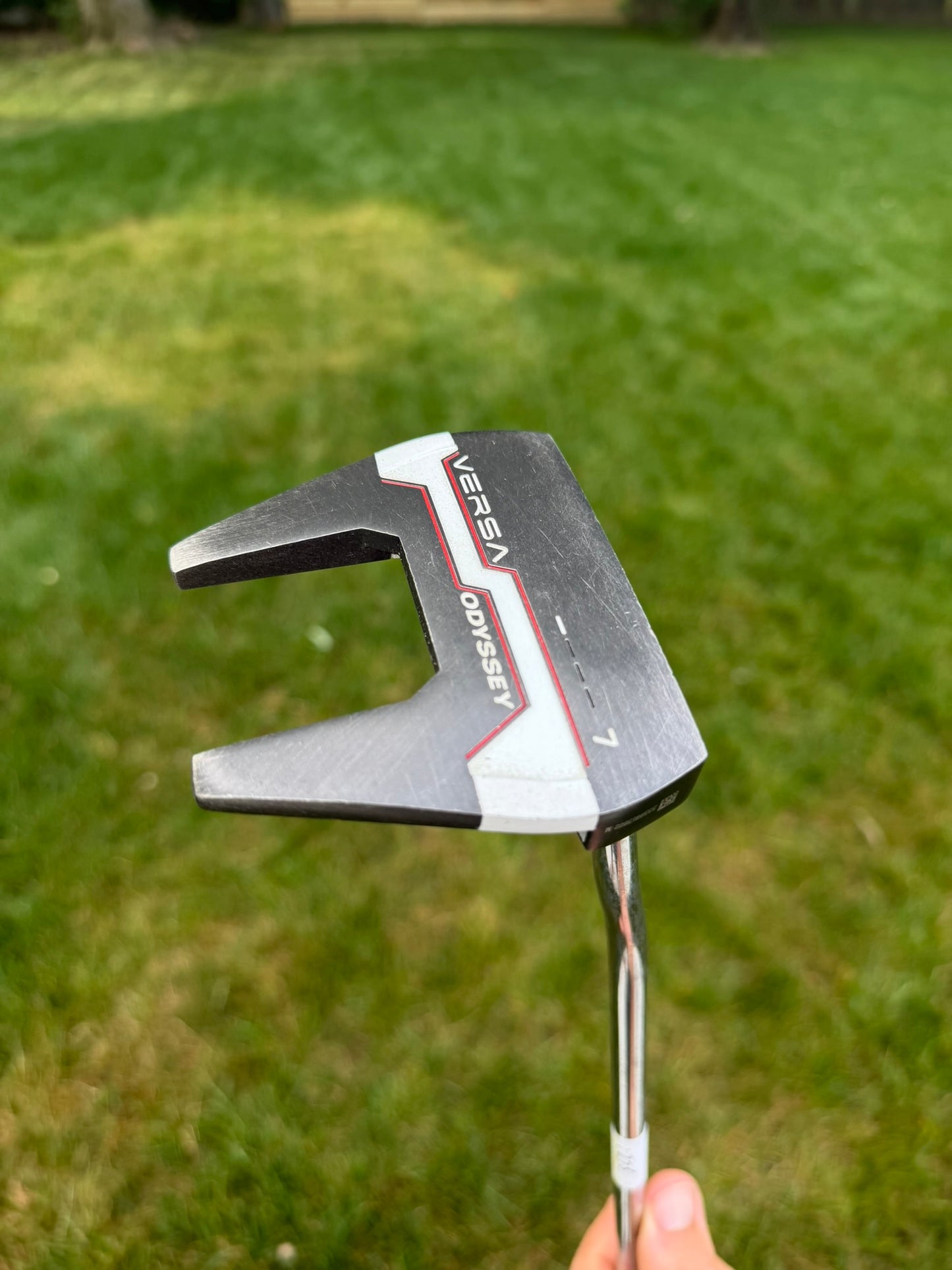 Odyssey Versa #7 Black White Black Putter 34" +HC NICE