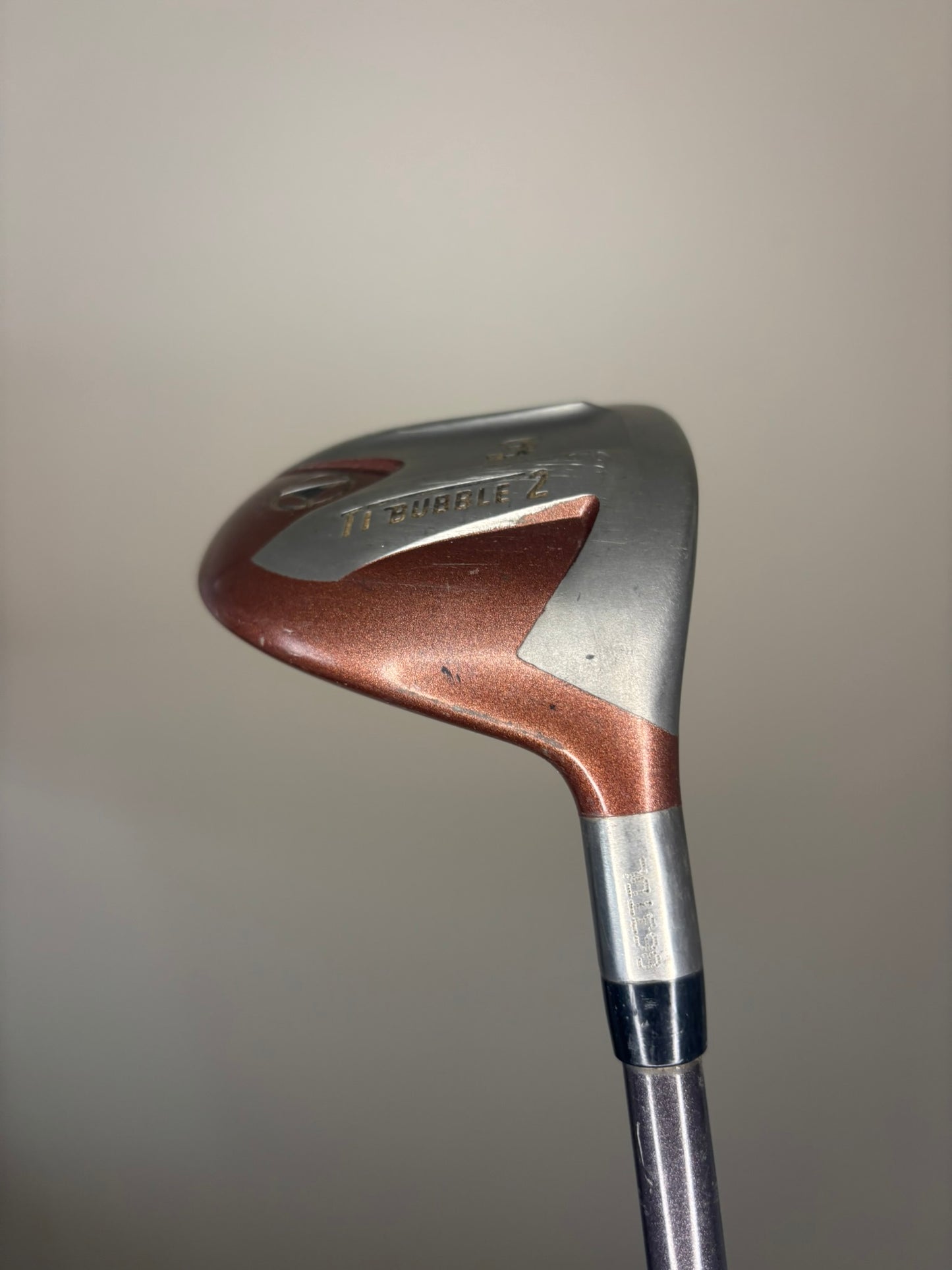 Taylormade Ti Bubble 2 3-Wood Bubble Shaft 2 R-80 Regular Flex 43″ +HC