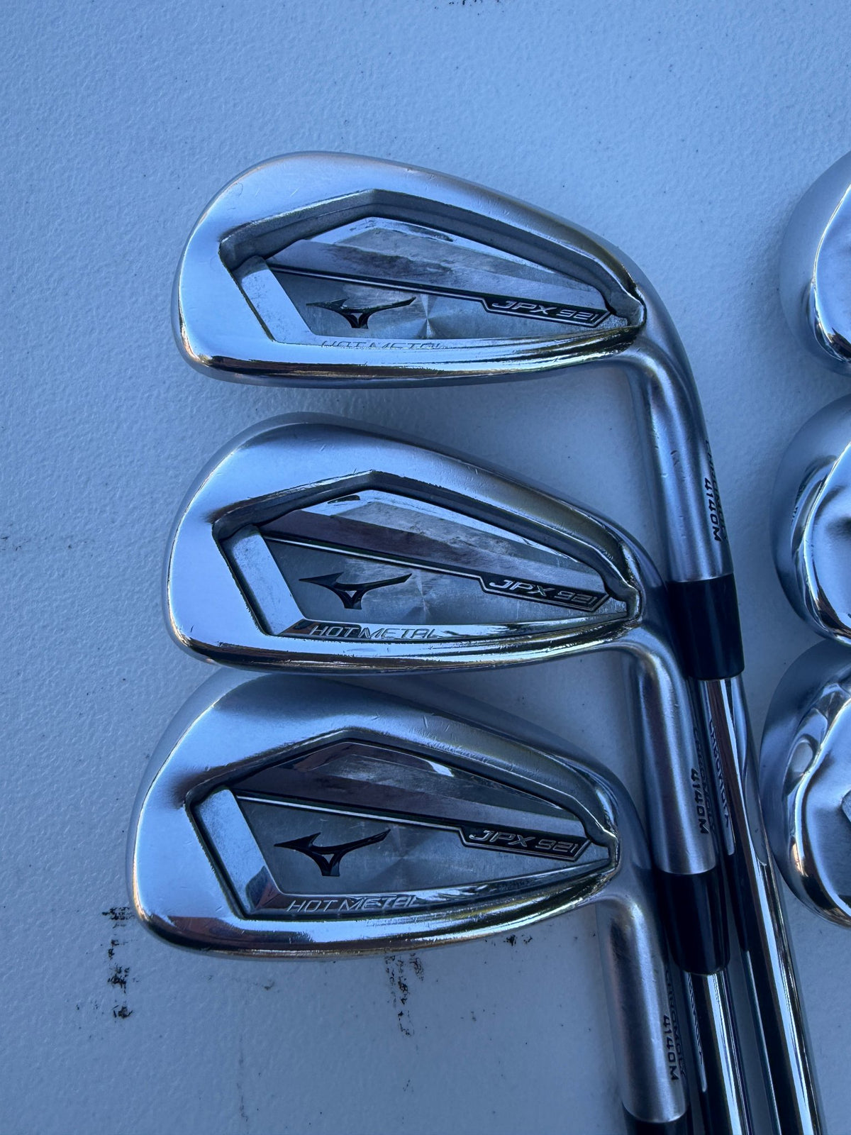 Mizuno JPX 921 Hot Metal Iron Set 5-PW Dynamic Gold 120 Stiff Flex +1/4" — photo 2