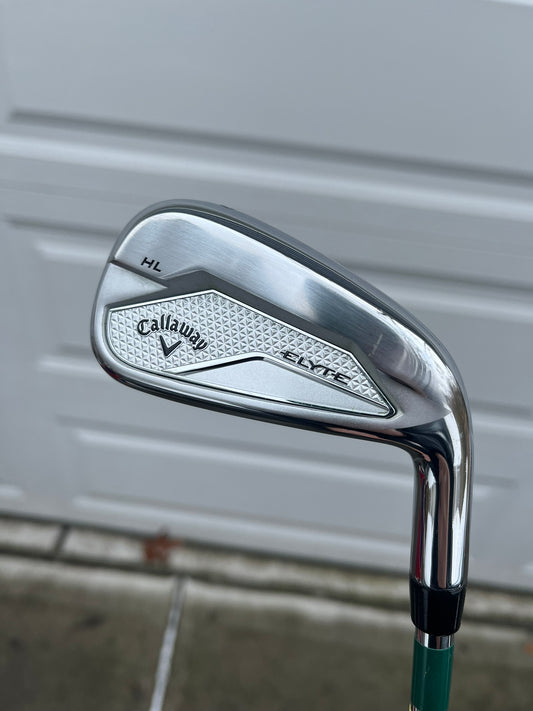 Callaway Elyte HL 7-Iron KBS Max 80 Stiff Flex 37.25″ MINT