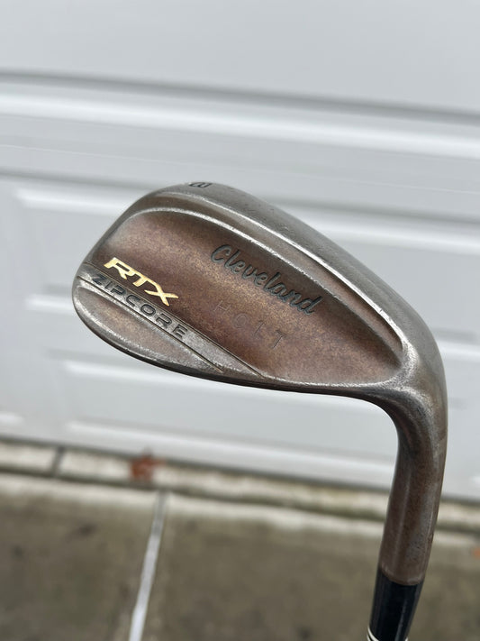 Cleveland Tour Issue RTX ZipCore Raw Lob Wedge 58° / 10 S400 Stiff Flex 35.25″