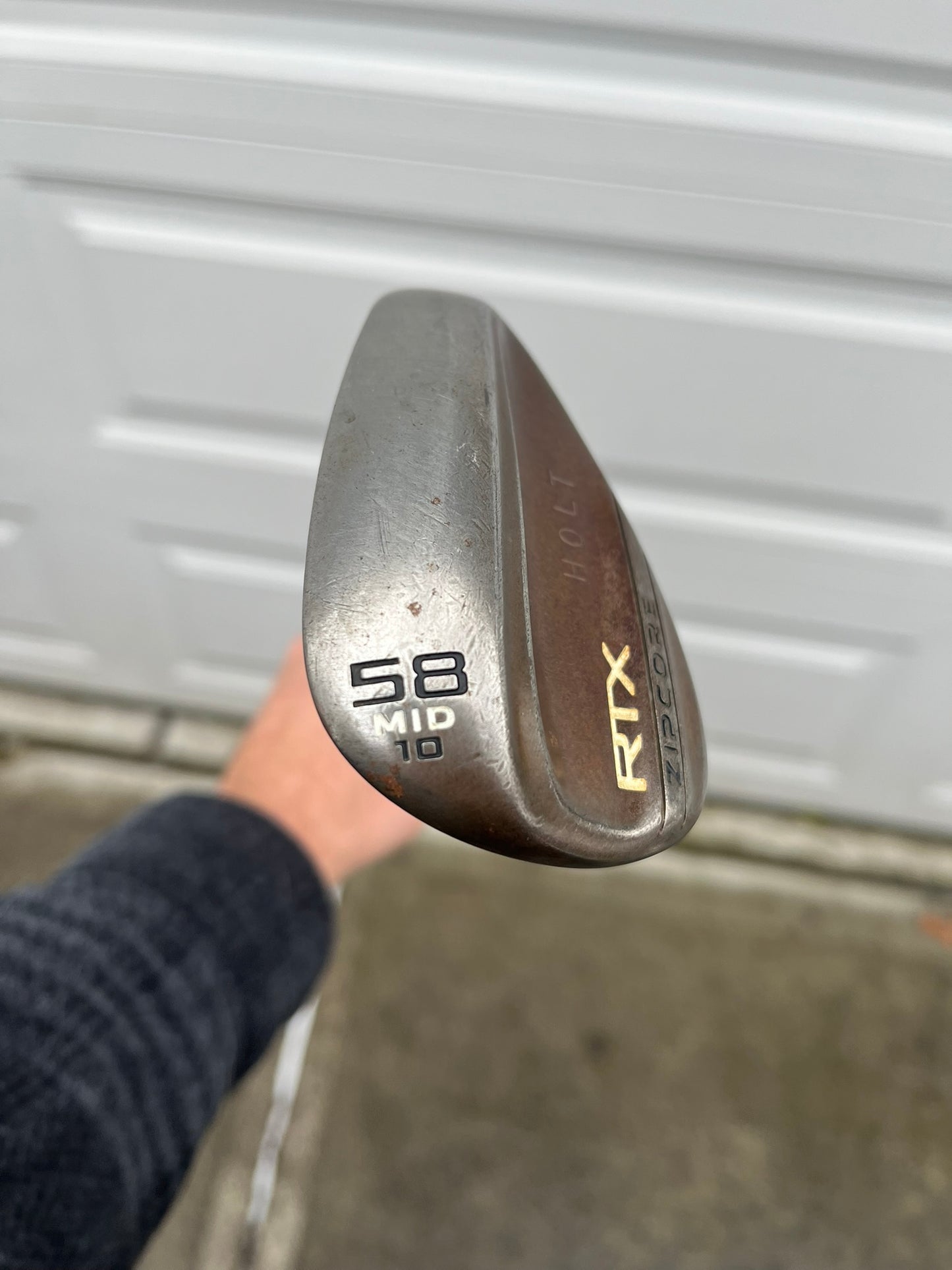 Cleveland Tour Issue RTX ZipCore Raw Lob Wedge 58° / 10 S400 Stiff Flex 35.25″