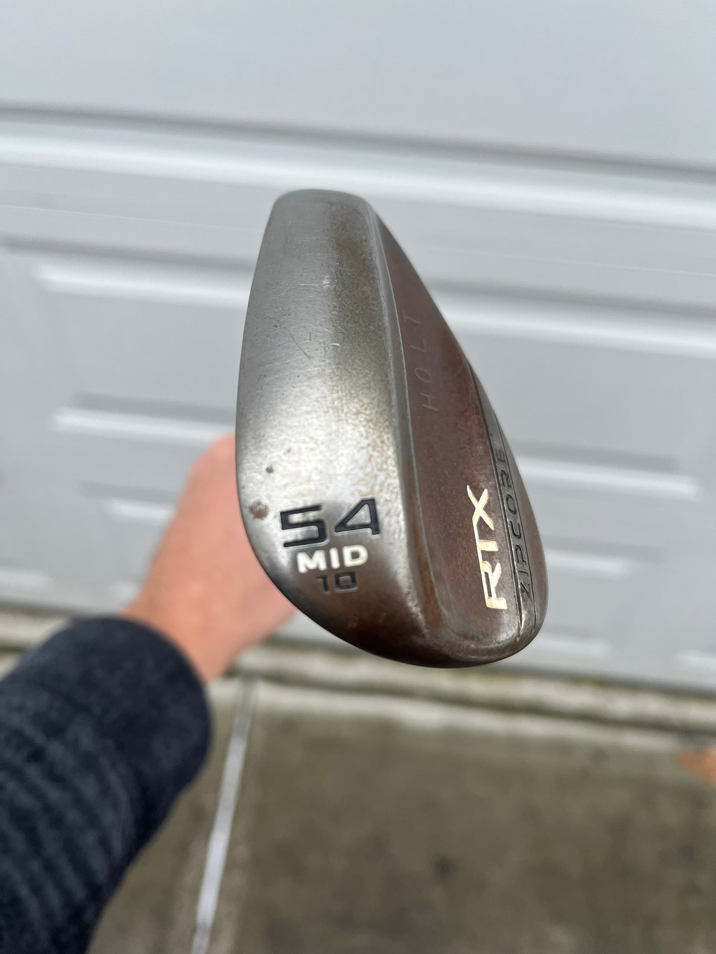 Cleveland Tour Issue RTX ZipCore Raw Sand Wedge 54° / 10 S400 Stiff Flex 35.5″