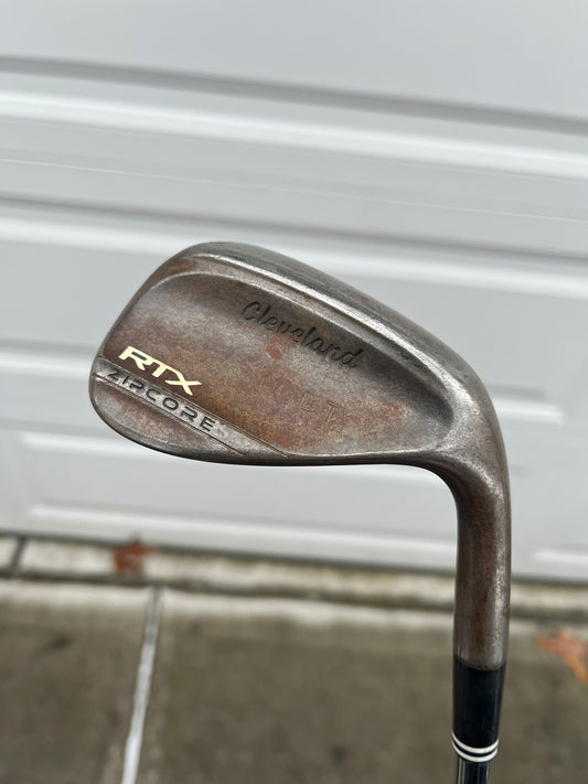 Cleveland Tour Issue RTX ZipCore Raw Gap Wedge 50° / 10 S400 Stiff Flex 35.75″