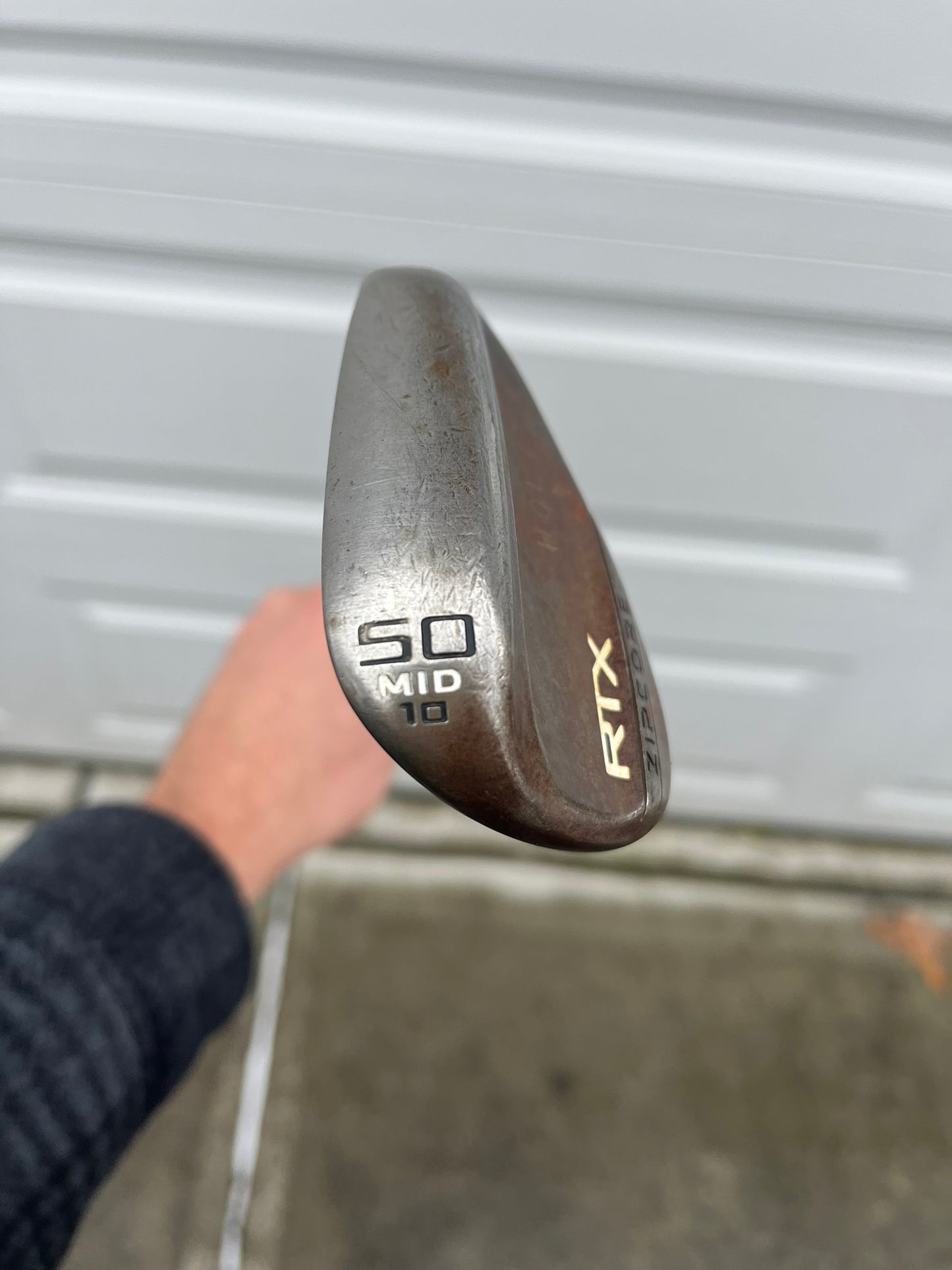 Cleveland Tour Issue RTX ZipCore Raw Gap Wedge 50° / 10 S400 Stiff Flex 35.75″