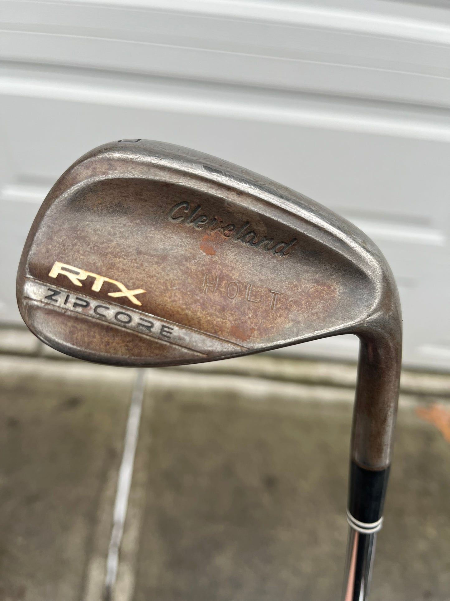 Cleveland Tour Issue RTX ZipCore Raw Gap Wedge 50° / 10 S400 Stiff Flex 35.75″