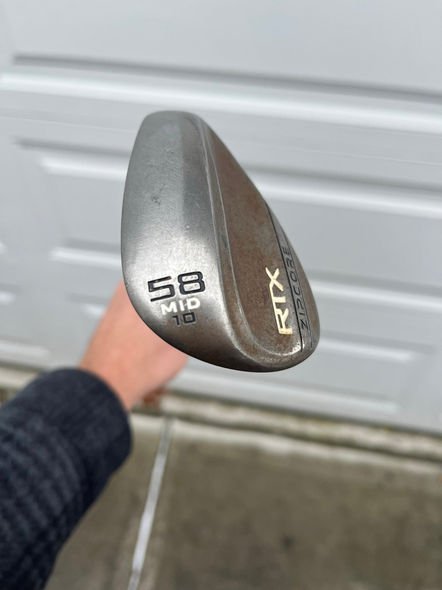 Cleveland Tour Issue RTX ZipCore Raw Lob Wedge 58° / 10 S400 Stiff Flex 35.25″