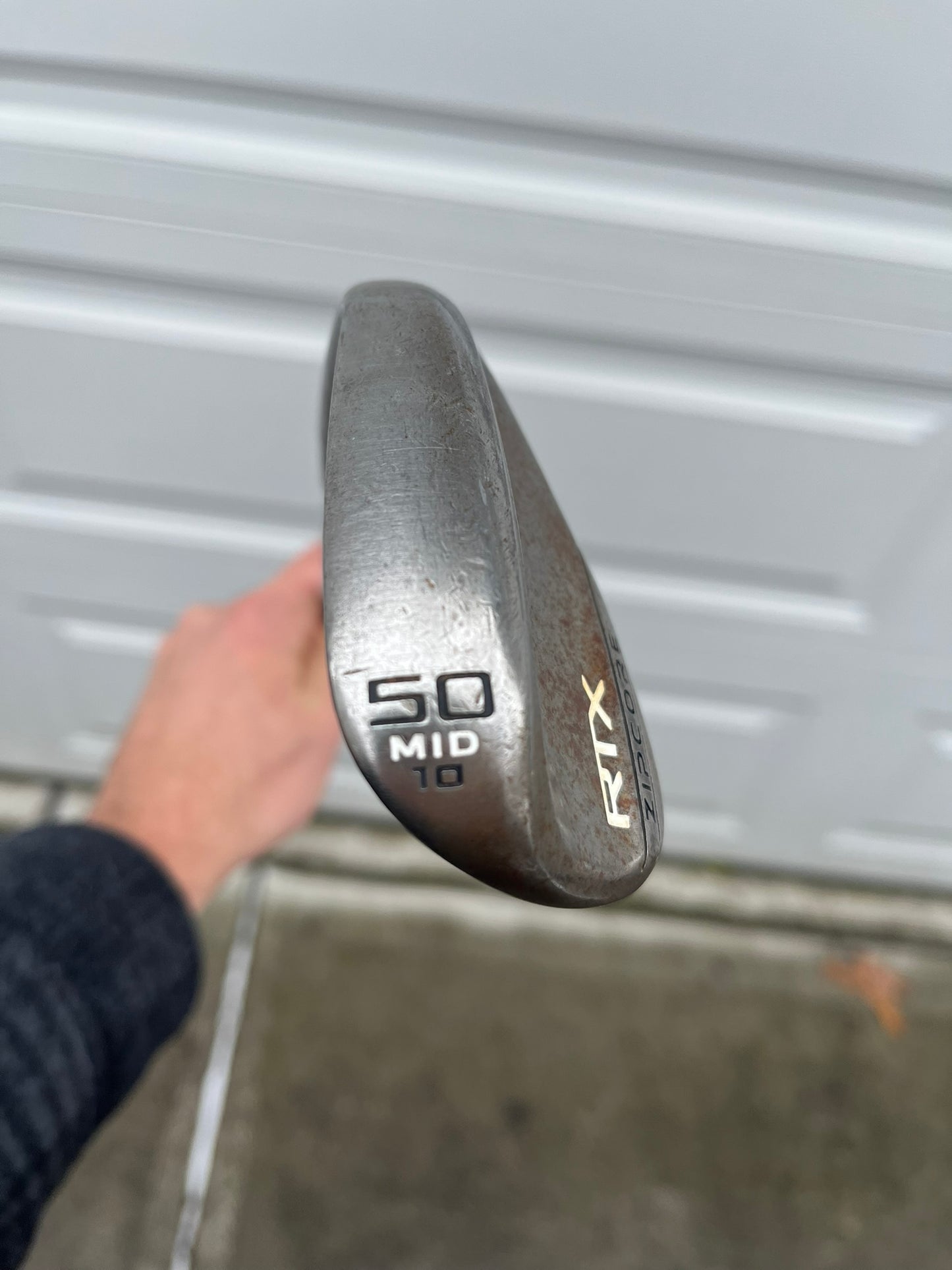 Cleveland Tour Issue RTX ZipCore Raw Gap Wedge 50° / 10 S400 Stiff Flex 35.75″