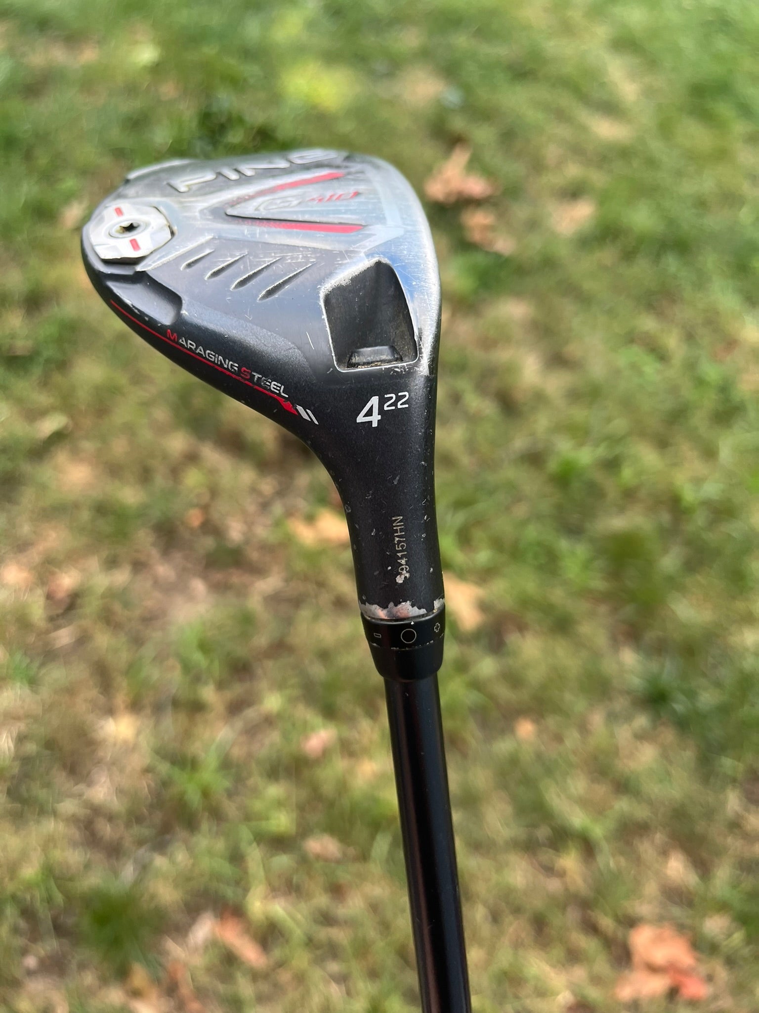 Photo of Ping G410 4 Hybrid 22° Stiff Flex Alta Cb 70