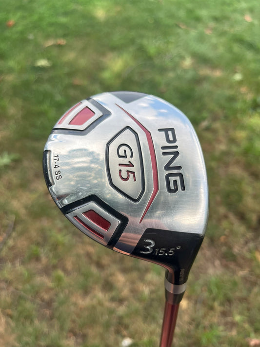Photo of Ping G15 3-Wood 15.5° Stiff Flex Tfc 149 F