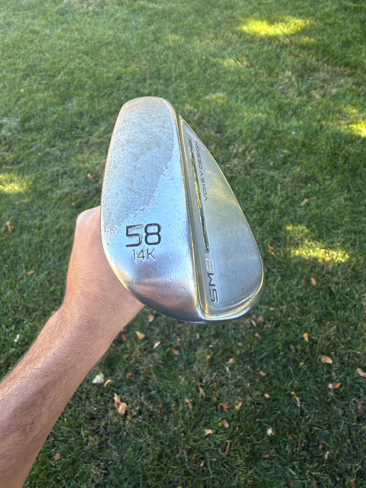 Titleist Vokey SM9 Tour Chrome Lob Wedge 58° / 14 Wedge Flex 36" — photo 4