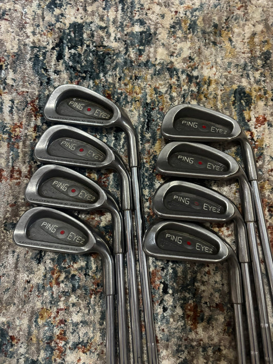 Ping Eye 2 + Iron Set 3-PW Red Dot KT-Shaft Stiff Flex STD NICE
