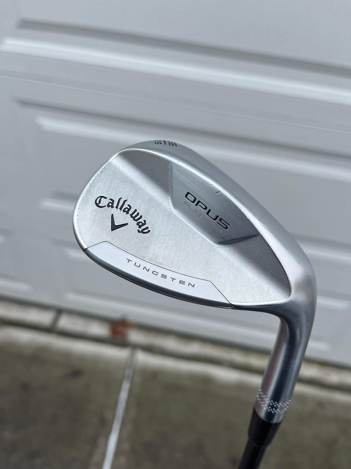 Callaway Opus Platinum Chrome Sand Wedge 56°/12 Tour Issue Wedge Flex 35.25″