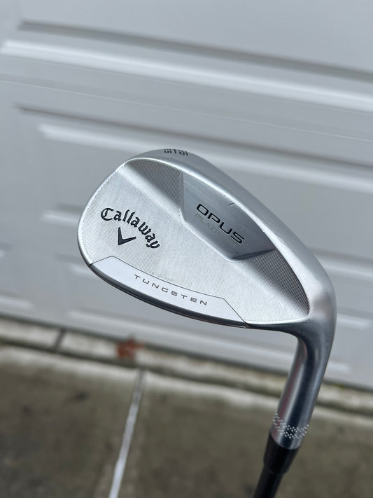 Callaway Opus Platinum Chrome Sand Wedge 56°/12 Tour Issue Wedge Flex 35.25″