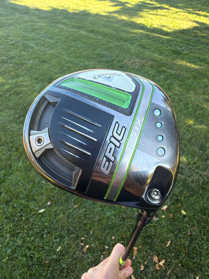 Callaway EPIC Max Driver 10.5° Cypher Forty 5.0 Senior Flex 45.25" +HC NICE
