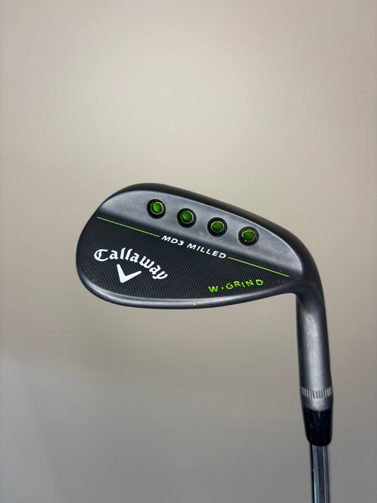 Callaway MD3 Milled Black Lob Wedge 60° / 11W Dynamic Gold Wedge Flex 35″ NICE