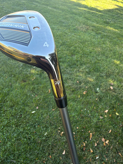 Callaway Mavrik 4 Hybrid 20° Catalyst 55 5.0 Senior Flex 39.75" +HC NICE — photo 5
