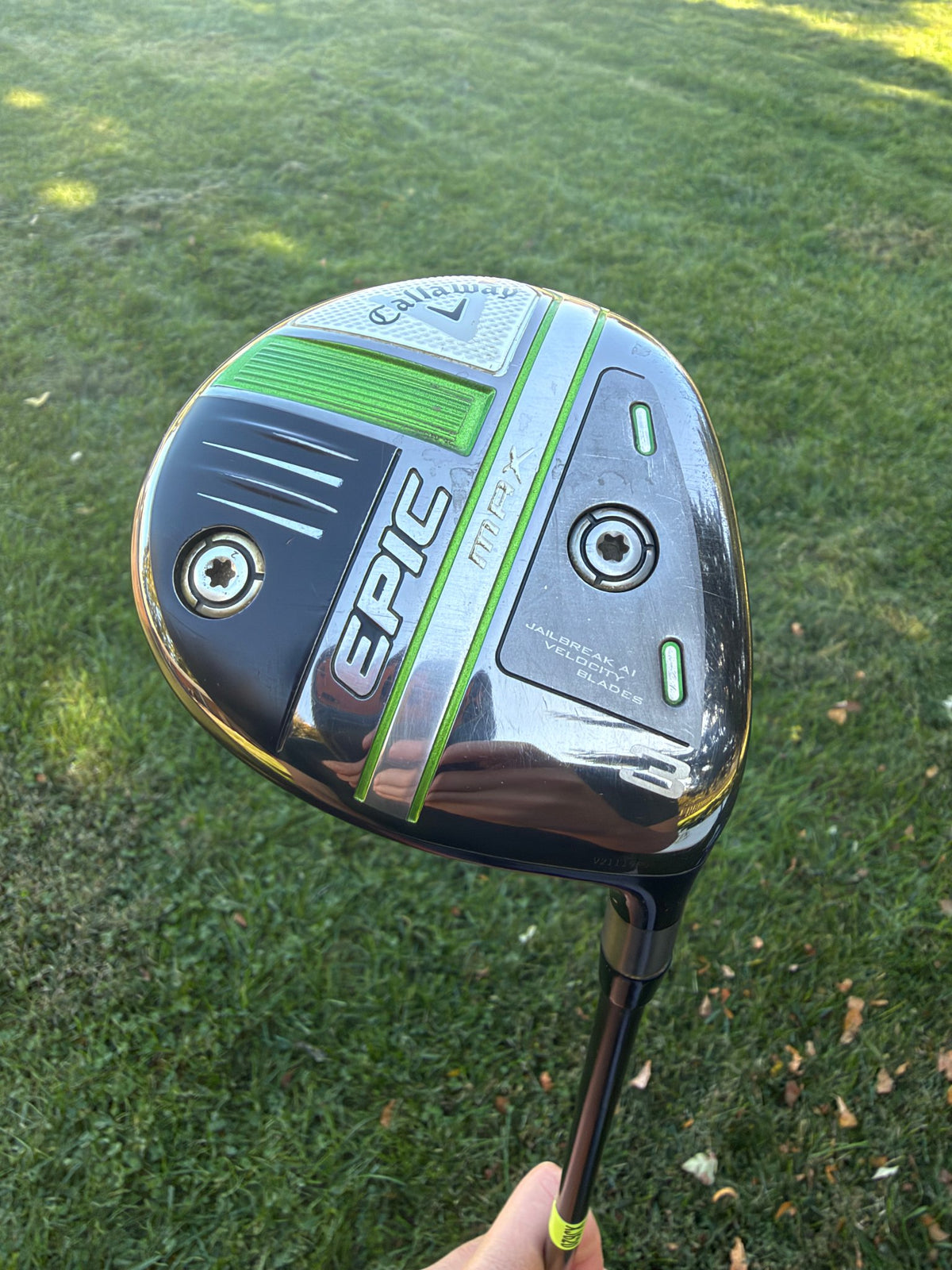 Callaway EPIC Max 3-Wood 15° Cypher Fifty 5.0 Senior Flex 42.75" +HC NICE