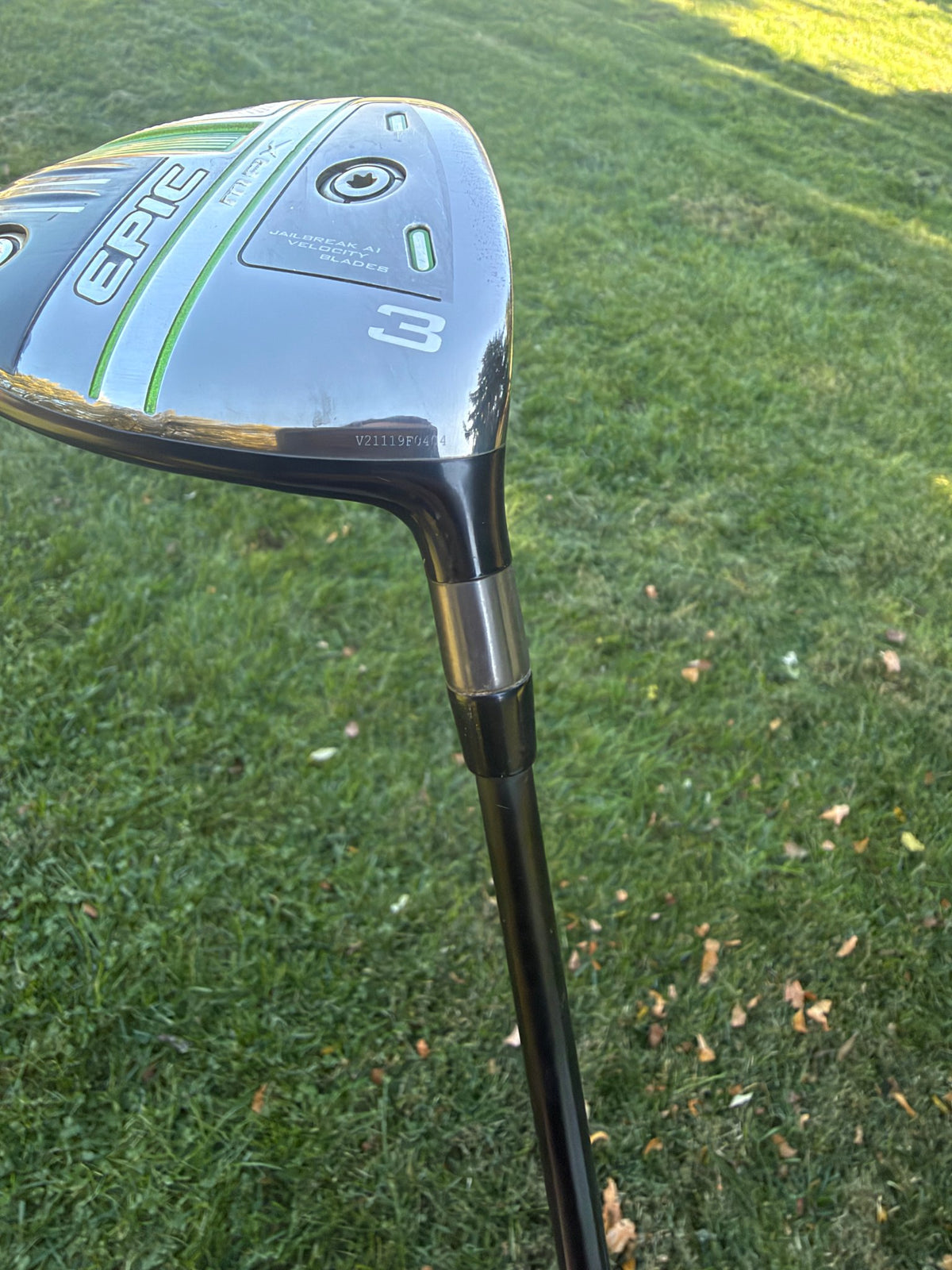 Callaway EPIC Max 3-Wood 15° Cypher Fifty 5.0 Senior Flex 42.75" +HC NICE — photo 6