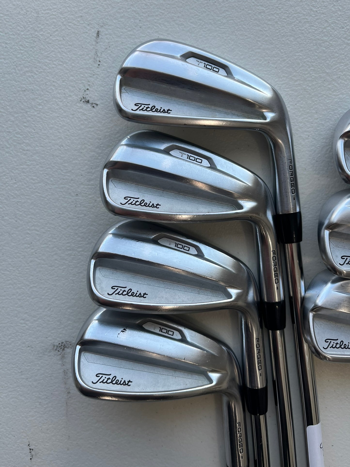 Titleist 2021 T100 Iron Set 4-PW Project X Rifle Extra Stiff Flex Standard NICE