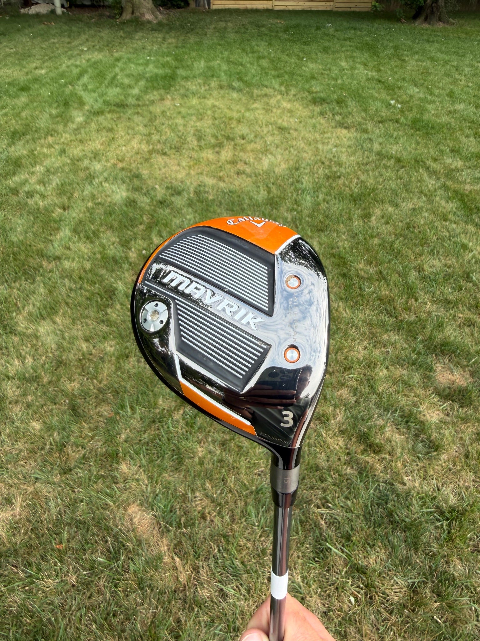 Callaway Mavrik 3-Wood 15° HZRDUS Orange Stiff Flex 42.75" + HC NICE