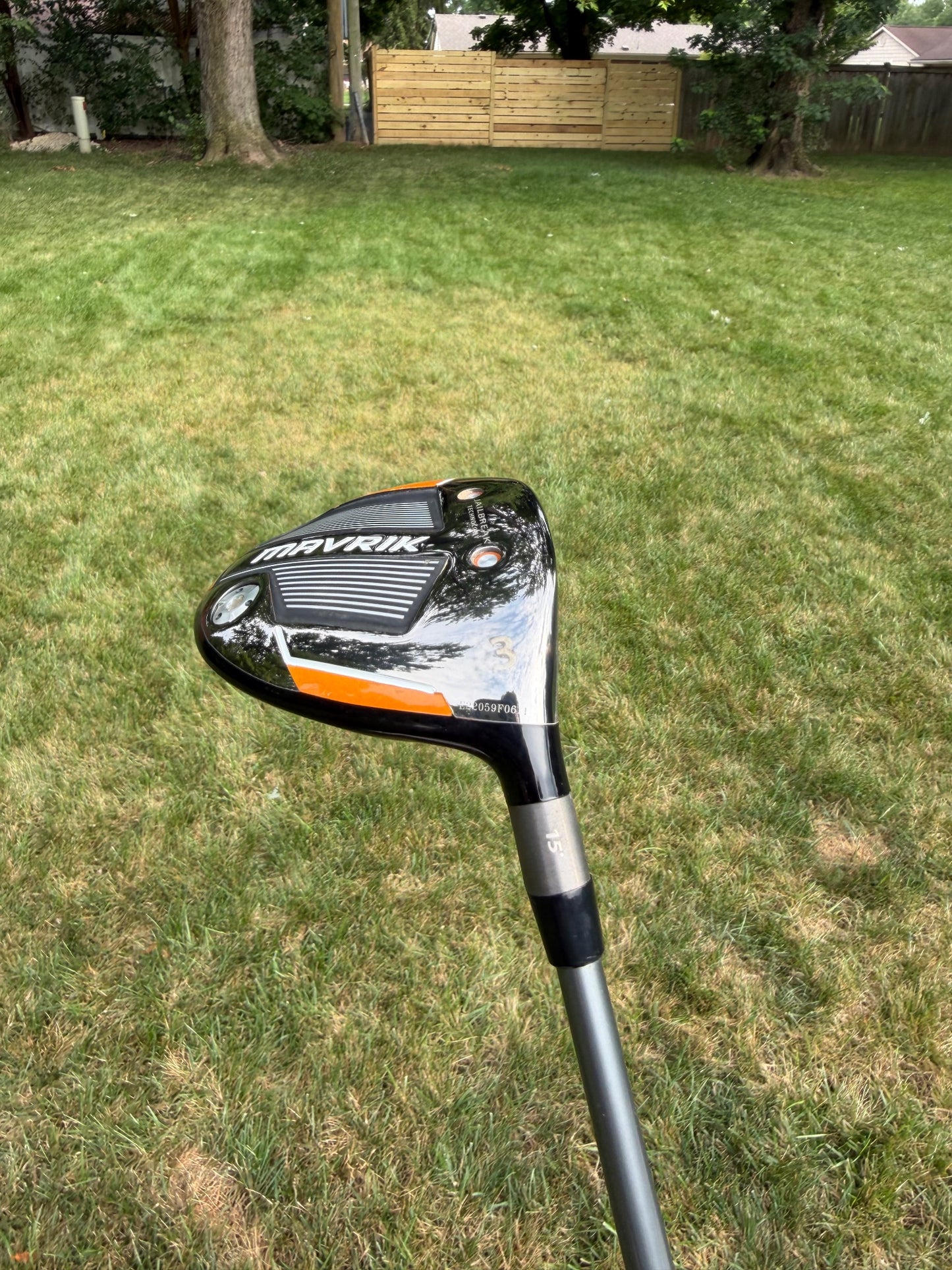Callaway Mavrik 3-Wood 15° HZRDUS Orange Stiff Flex 42.75" + HC NICE — photo 5