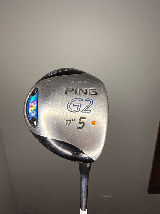 Ping G2 5-Wood 17° Regular Flex 41.25″ +HC