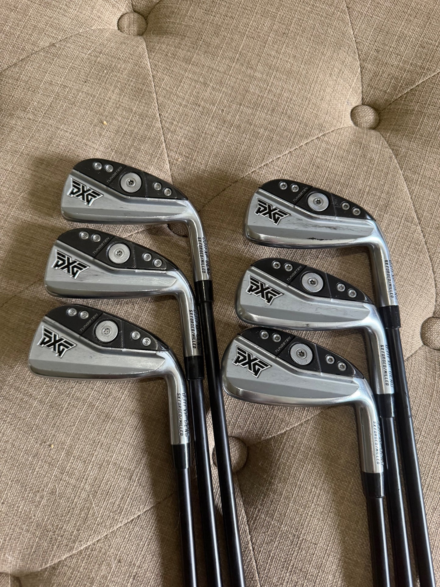 PXG 0311 XP GEN6 Iron Set 5-PW KBS Max 55 Senior Flex +1/2" NICE