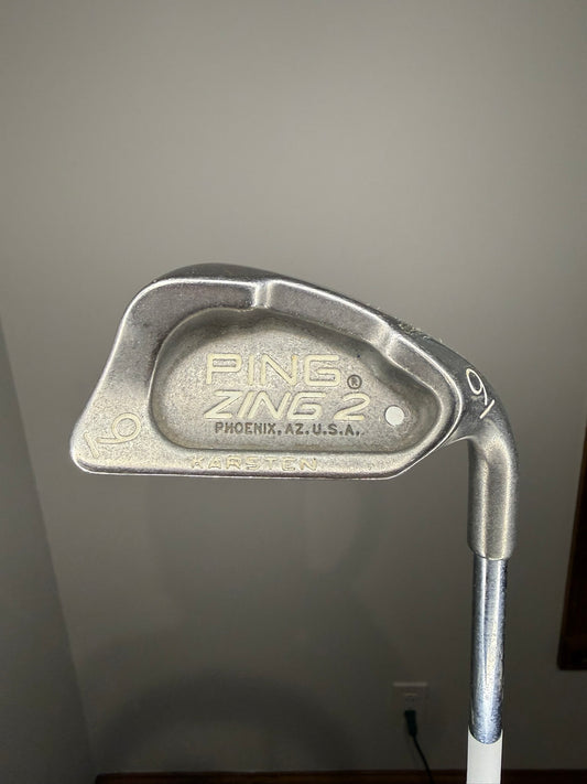 Ping Zing 2 9-Iron White Dot Stiff Flex 36″ NICE