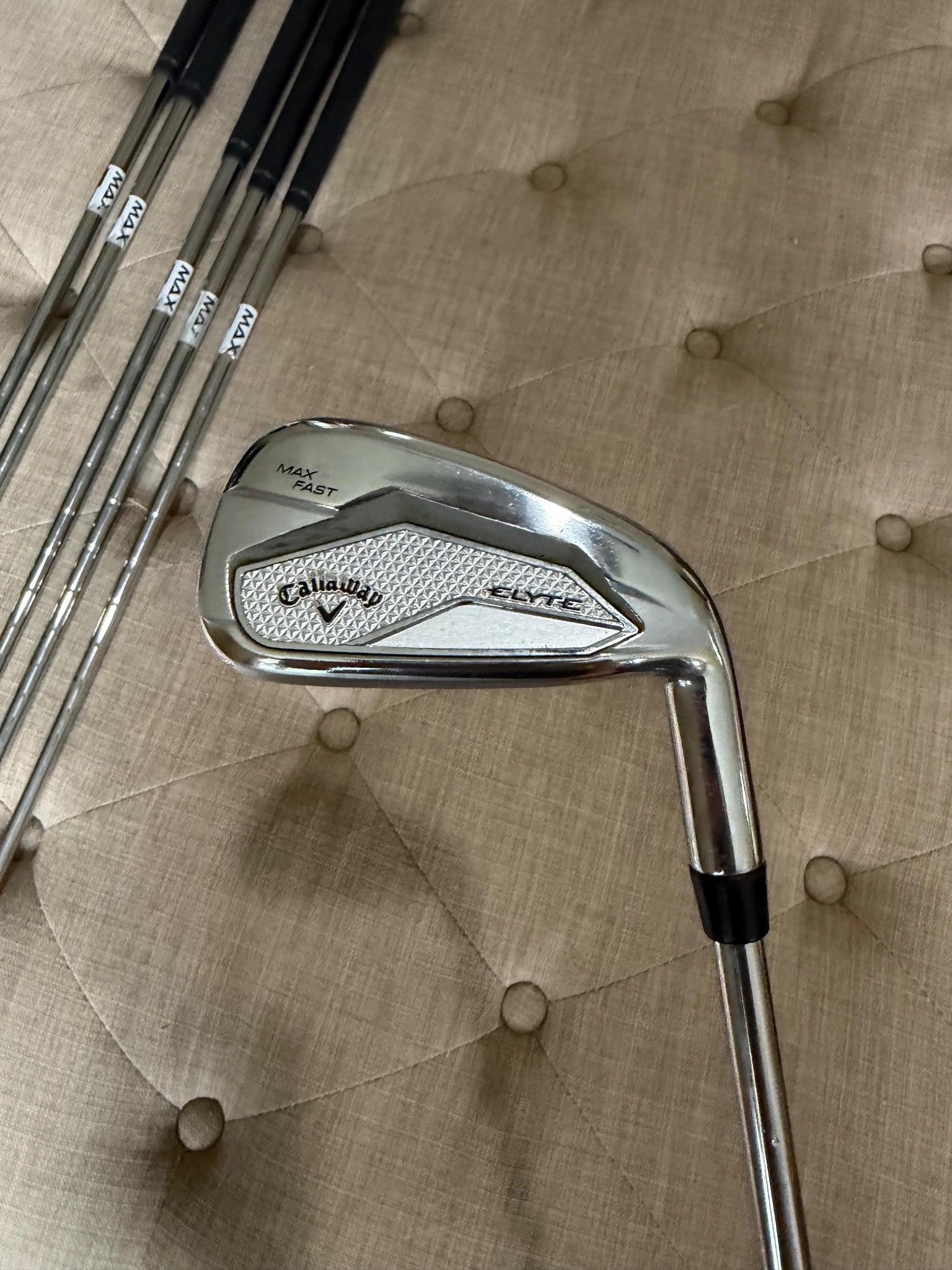 Callaway Elyte Max Fast Iron Set 5-PW KBS Max Regular Flex +1/2" NICE — photo 3