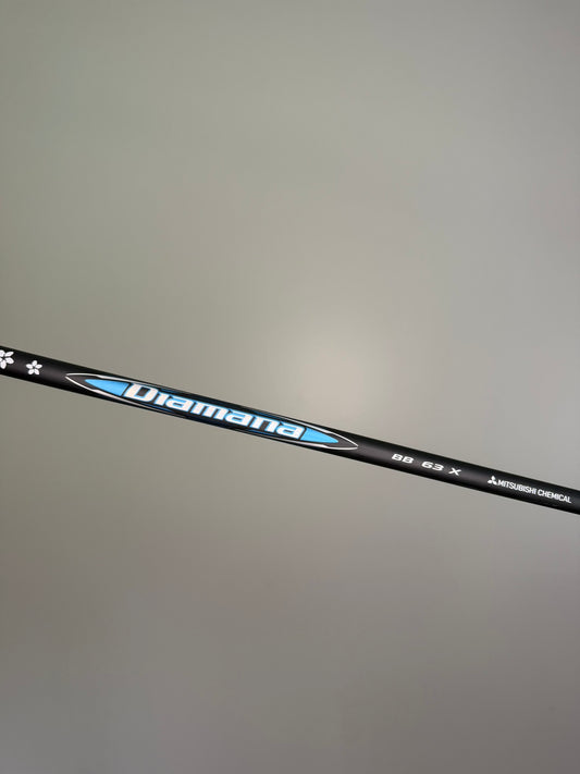 Mitsubishi Diamana BB 63X Extra Stiff Flex Driver Shaft Taylormade Tip 44.75″