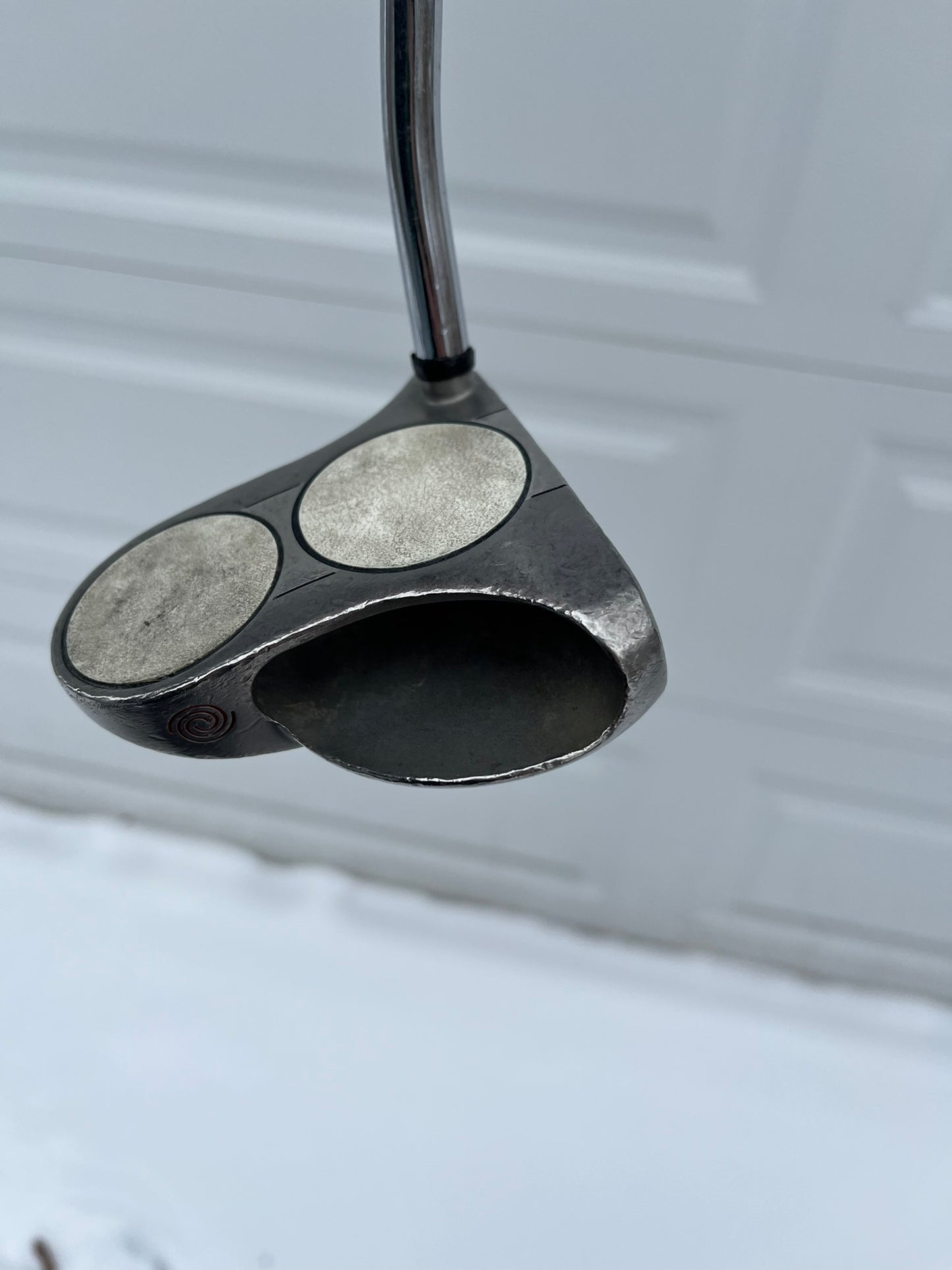 Odyssey White Steel 2-Ball Putter 35″