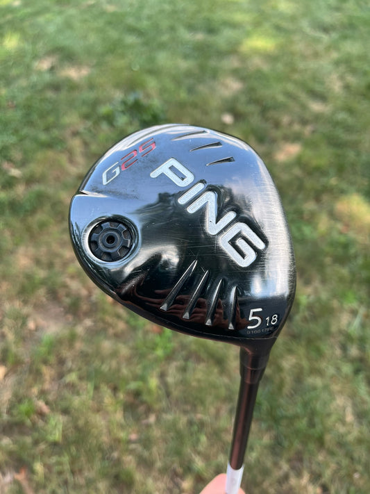Photo of Ping G25 5-Wood 18° Regular Flex Tfc 189