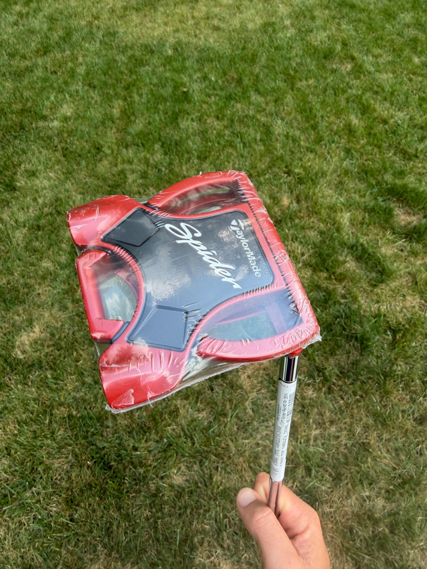 TaylorMade Spider Red Small Slant Putter 35" +HC NEW
