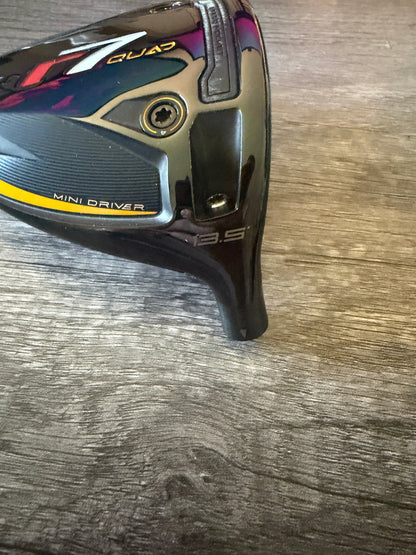 TaylorMade r7 Quad Mini Driver 13.5° Head Only MINT — photo 2