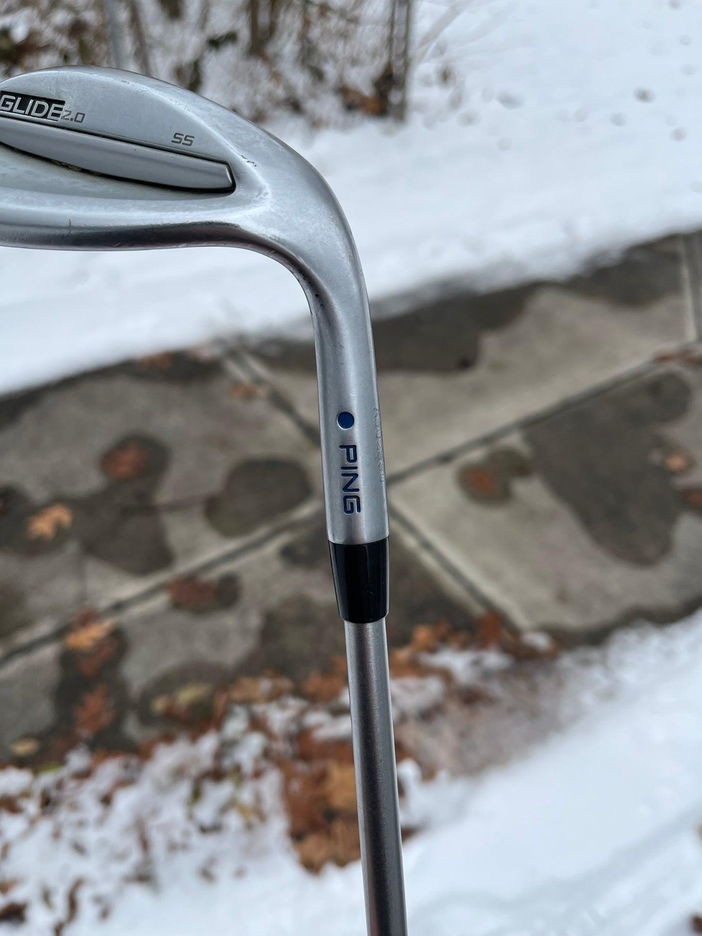 Ping Glide 2.0 Lob Wedge 58° / 10 Blue Dot C-Taper 130 Extra Stiff Flex 35.25″