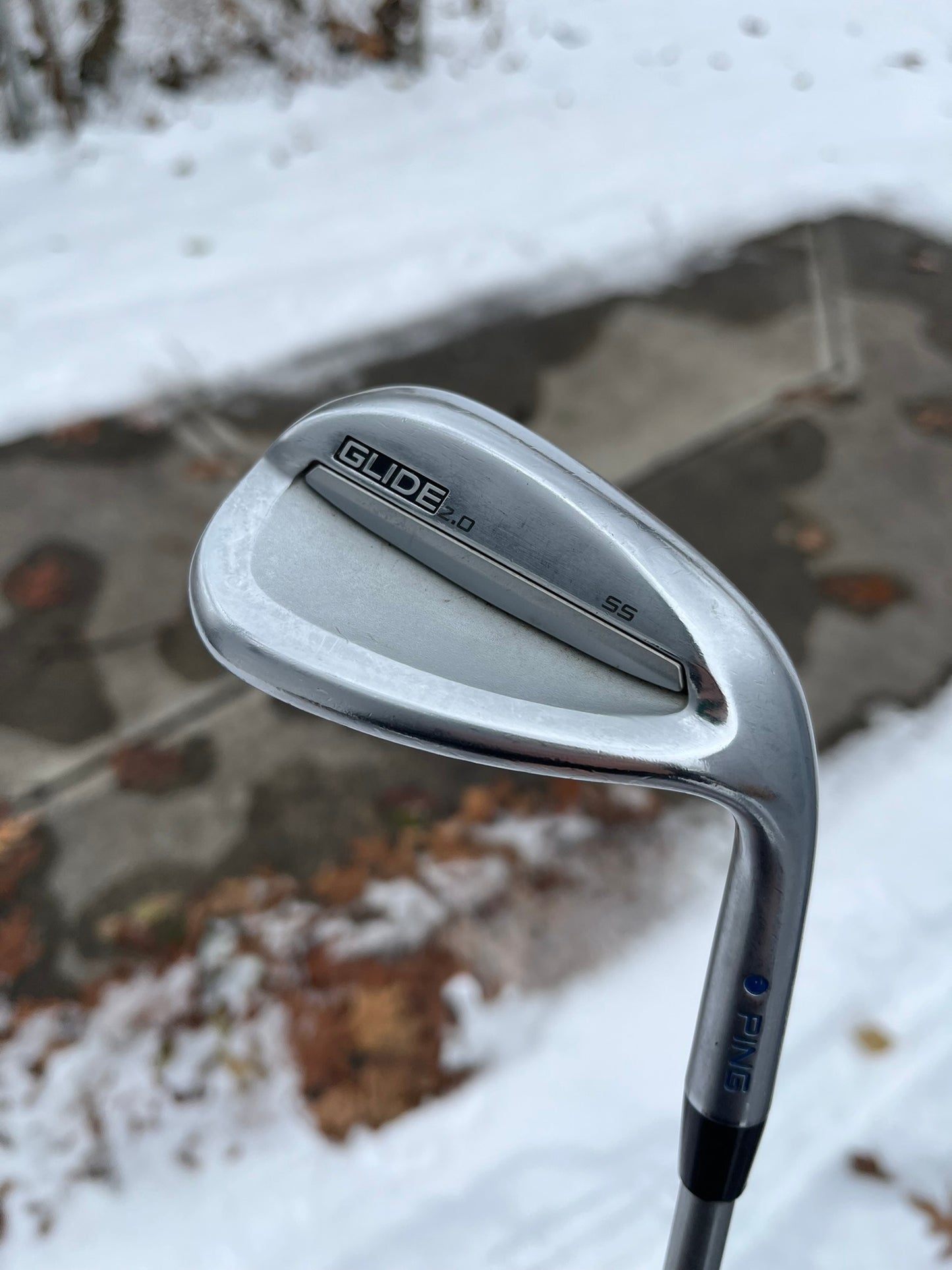 Ping Glide 2.0 Sand Wedge 54° / 12 Blue Dot C-Taper 130 Extra Stiff Flex 35.5″
