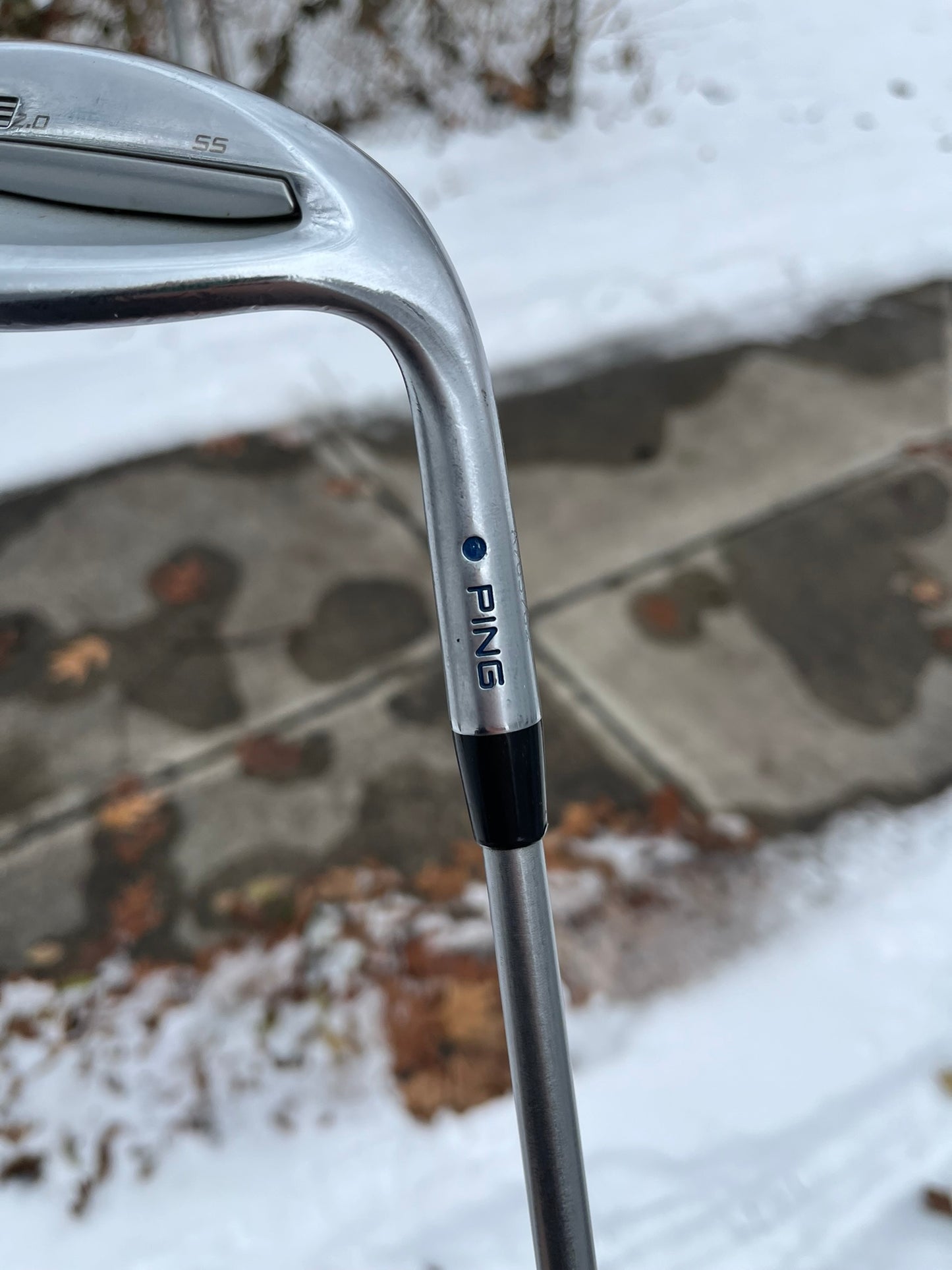 Ping Glide 2.0 Sand Wedge 54° / 12 Blue Dot C-Taper 130 Extra Stiff Flex 35.5″