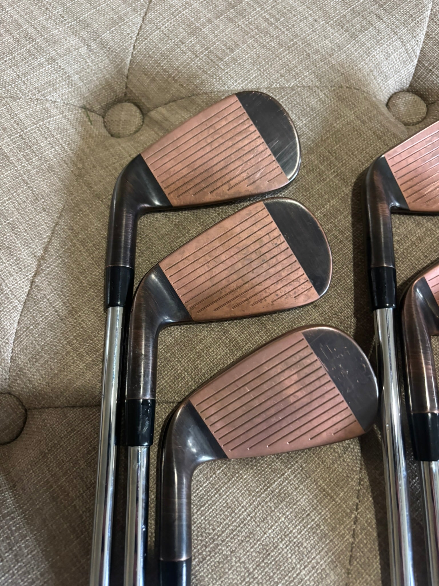 Photo of Callaway Apex Ai300 Brushed Copper Iron Set Regular Flex R300