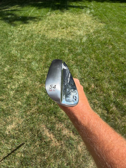 TaylorMade milled grind chrome Sand Wedge 54°/11 KBS Tour Wedge Flex 35.25" MINT — photo 4